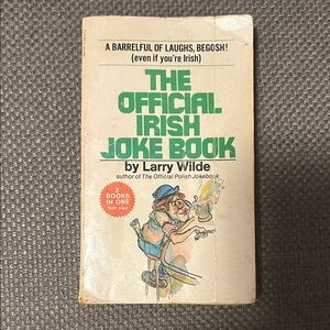 The Official Irish Joke Book/The Official Jewish Joke Book by Larry Wilde